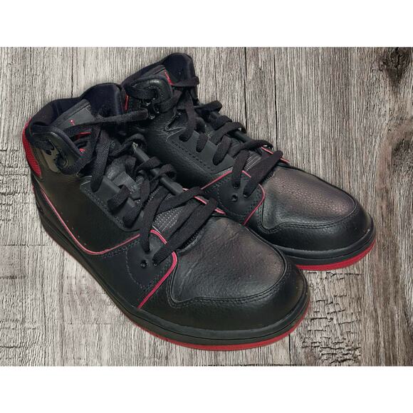 Nike Air Jordan red and‎ black men’s sneakers. Size 9.5